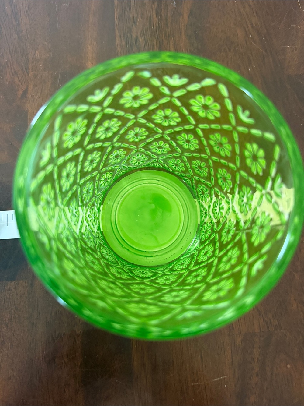 Yankee Candle Blue and Green Floral Glass Votive Holders - Picture 7 of 8